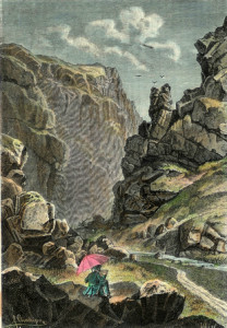 Divoká Šárka na dobové ilustraci - cca 1880.